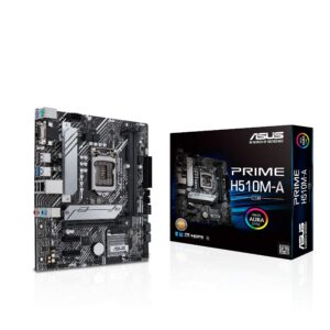 ASUS Prime H510M-A/CSM LGA1200 (Intel 11th/10thGen) Micro-ATX Commercial Motherboard (PCIe 4.0, M.2 NVMe SSD,1G LAN, USB 3.2 Gen 1, DP/HDMI/D-Sub, SPI-TPM Header, ACCE) (Renewed)