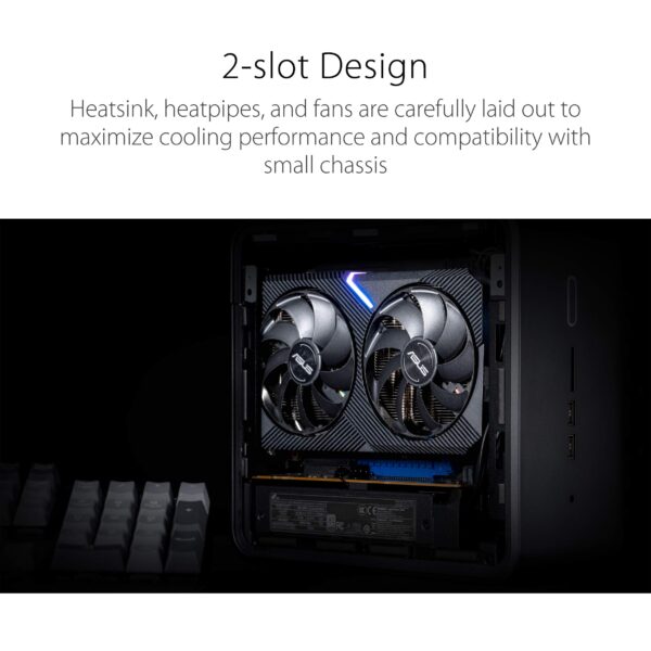 Asus Dual GeForce RTX™ 3060 OC Edition 8GB GDDR6 (PCIe 4.0, 8GB GDDR6, HDMI 2.1, DisplayPort 1.4a) (Renewed) - Image 3