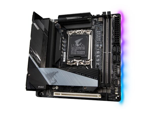 GIGABYTE Z690I AORUS Ultra LITE DDR4 (LGA 1700/ Intel Z690/ Mini-ITX/ DDR4/ Dual M.2/ PCIe 3.0/ USB 3.2 Gen2X2 Type-C/Intel WiFi 6 AX201/ Intel 2.5 GbE LAN/Gaming Motherboard) (Renewed) - Image 4