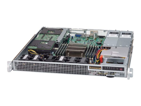 Supermicro Rack-mountable - 1U - Extended ATX - SATA/SAS - Non-hot-swap 400 Watt