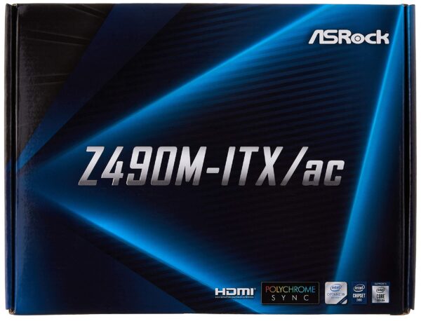 ASRock Z490M-ITX/ac Supports 10 th Gen Intel Core Processors (Socket 1200) Motherboard (Renewed) - Image 4