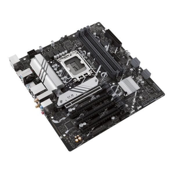 ASUS Prime B760M-A AX LGA 1700(Intel® 12th&13th Gen) microATX Motherboard (PCIe® 4.0, 2xM.2 Slots, DDR5,Realtek 2.5 Gb LAN,WiFi 6, DP,Rear USB 3.2 Gen 2, Front USB 3.2 Gen 1 Type-C®) (Renewed) - Image 4