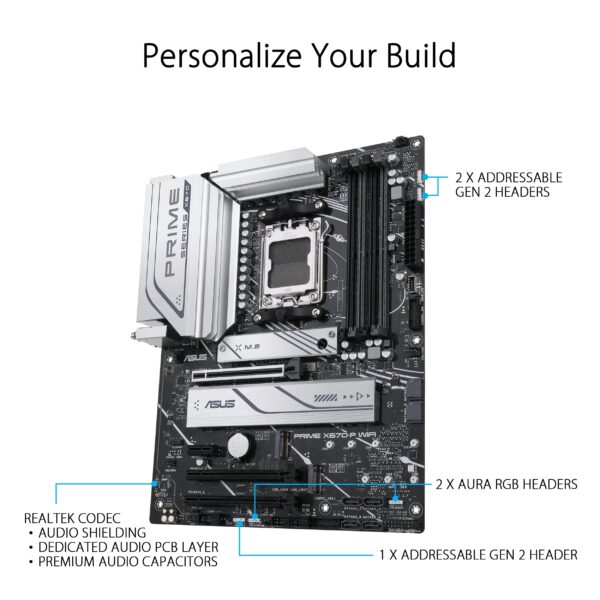 ASUS ROG Strix Z690-A Gaming WiFi D4 LGA1700(Intel® 12th Gen) ATX Gaming Motherboard,2.5 Gb LAN,BT v5.2,Thunderbolt 4,4xM.2 and Front USB 3.2 Gen 2x2 Type-C) (Renewed) - Image 4
