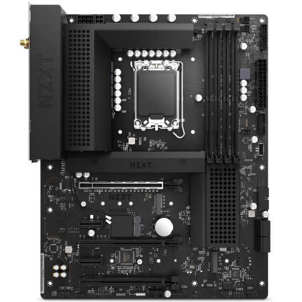 NZXT N5 Z690 Motherboard - N5-Z69XT-B1 - Intel Z690 chipset (Supports 12th Gen CPUs) - ATX Gaming Motherboard - Integrated I/O Shield - WiFi 6E connectivity - Bluetooth V5.2 - Black (Renewed) - Image 2