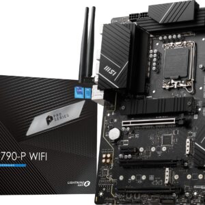 MSI PRO Z790-P WiFi ProSeries Computer Gaming Motherboard (Supports 12th/13th Gen Intel Processors, LGA 1700, DDR5, PCIe 5.0, M.2, 2.5Gbps LAN, USB 3.2, Wi-Fi 6E, ATX) Intel PC Motherboards (Renewed)