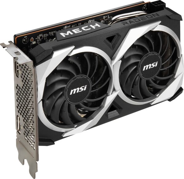 MSI Gaming AMD Radeon RX 6500 XT 64-bit 4GB GDDR6 DP/HDMI PCIe 4 Torx Twin Fans FreeSync DirectX 12 VR Ready OC Graphics Card (RX 6500 XT MECH 2X 4G OC) (Renewed) - Image 5