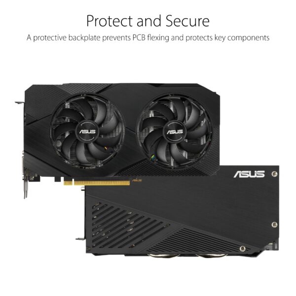 ASUS GeForce GTX 1660 Super Overclocked 6GB Dual-Fan Evo Edition VR Ready HDMI DisplayPort DVI Graphics Card (DUAL-GTX1660S-O6G-EVO) (Renewed) - Image 2