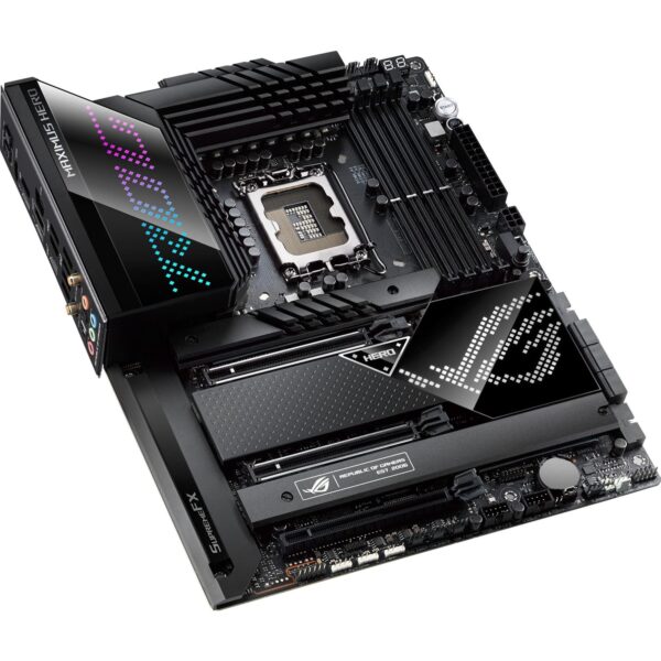 ASUS ROG Maximus Z690 Hero WiFi 6E LGA 1700(Intel 12th Gen) ATX Gaming Motherboard(PCIe 5.0,DDR5,20+1power,2xThunderbolt 4,5xM.2,Front USB 3.2 Gen 2x2 Type-C,PCIe 5.0 Hyper M.2 Card) (Renewed) - Image 6
