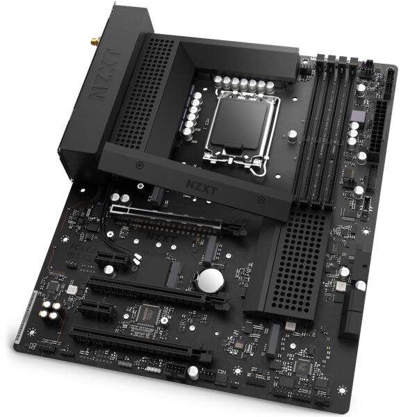 NZXT N5 Z690 Motherboard - N5-Z69XT-B1 - Intel Z690 chipset (Supports 12th Gen CPUs) - ATX Gaming Motherboard - Integrated I/O Shield - WiFi 6E connectivity - Bluetooth V5.2 - Black (Renewed) - Image 9