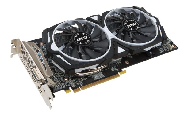 MSI Gaming Radeon RX 580 256-bit 4GB GDRR5 DirectX 12 VR Ready CFX Graphcis Card (RX 580 ARMOR 4G OC) (Renewed) - Image 2