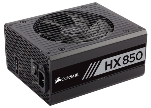 CORSAIR HX Series, HX850, 850 Watt, 80+ Platinum Certified, Fully Modular Power Supply (Renewed) - Image 2