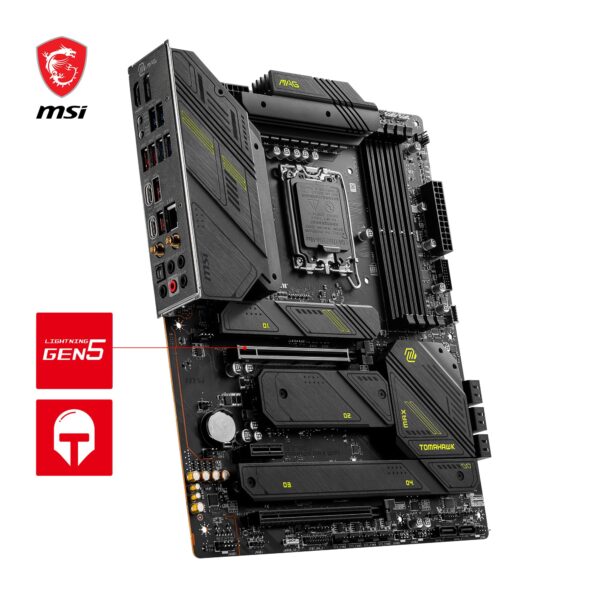 MSI MAG Z790 Tomahawk MAX WiFi Gaming Motherboard (Supports 12th/13th/14th Gen Intel Processors, LGA 1700, DDR5, PCIe 5.0, M.2, 2.5Gbps LAN, USB 3.2 Gen2, Wi-Fi 7, ATX) (Renewed) - Image 5