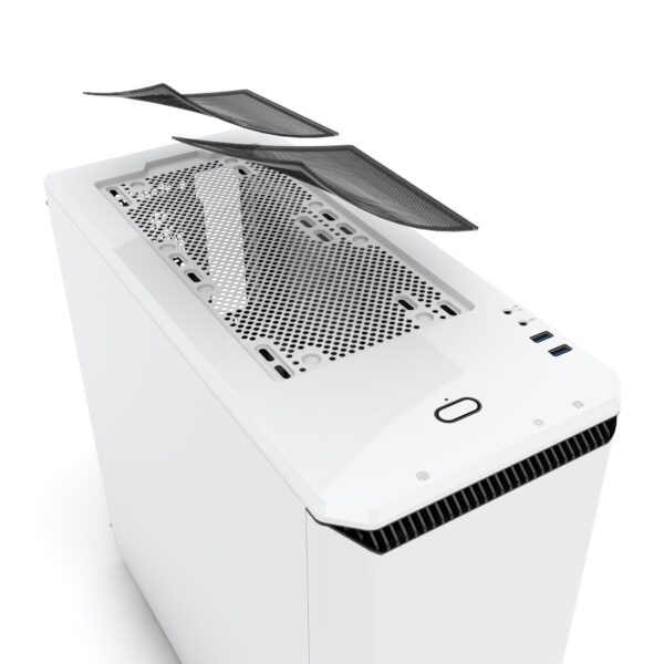 Phanteks Eclipse Series P400S Silent Edition, Steel ATX Mid Tower Case Glacier White PH-EC416PSC_WT - Image 6