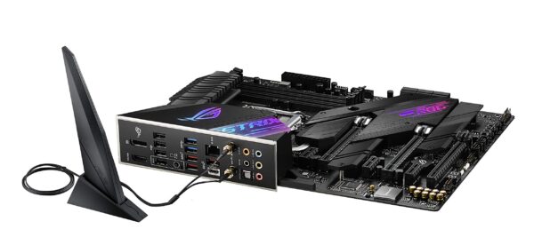 ASUS ROG Strix Z490-E Gaming Intel Z490 1200 LGA ATX M.2 Desktop Motherboard (Renewed) - Image 2