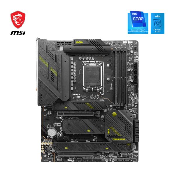 MSI MAG Z790 Tomahawk MAX WiFi Gaming Motherboard (Supports 12th/13th/14th Gen Intel Processors, LGA 1700, DDR5, PCIe 5.0, M.2, 2.5Gbps LAN, USB 3.2 Gen2, Wi-Fi 7, ATX) (Renewed) - Image 2