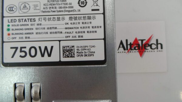 Dell 750W 80+ Platinum PSU (N30P9) (Renewed) - Image 5