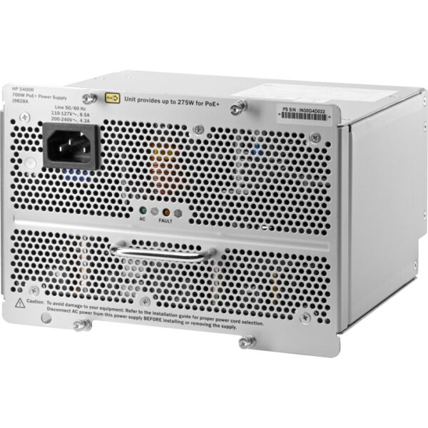 HP J9828A 5400R 700W POE+ ZL2 Power Supply Module - J9828-61001 (Renewed)