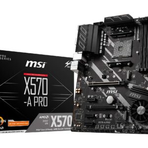 MSI X570-A PRO ATX Motherboard [AMD X570 Chipset] MB4783 (Renewed)
