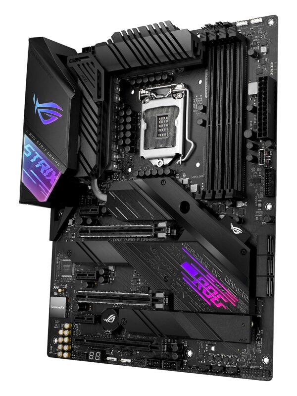 ASUS ROG Strix Z490-E Gaming Intel Z490 1200 LGA ATX M.2 Desktop Motherboard (Renewed) - Image 4