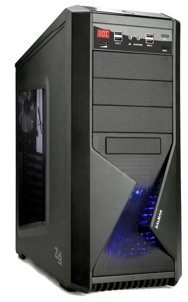 Zalman Z9 U3 ATX Mid Tower Computer Case (Black)