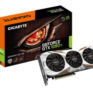 GIGABYTE GeForce GTX 1080 Ti Gaming OC 11GB Graphic Cards N108TGAMINGOC-11GD (Renewed)