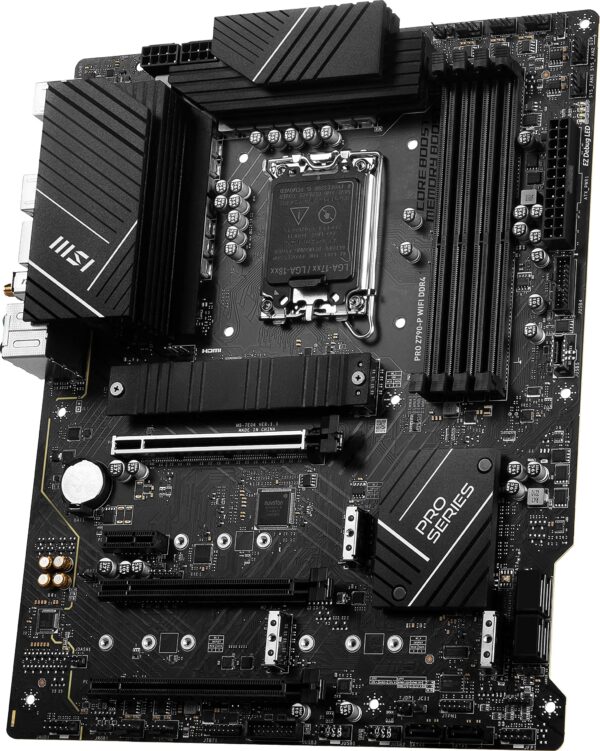 MSI PRO Z790-P WiFi DDR4 ProSeries Computer Gaming Motherboard (Supports 12th/13th Gen Intel Processors, LGA 1700, DDR4, PCIe 5.0, M.2, USB 3.2 Gen2, Wi-Fi 6E, ATX) Intel PC Motherboards (Renewed) - Image 2