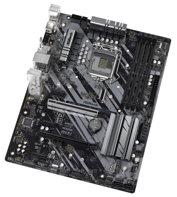 ASRock Z490 Phantom Gaming 4/2.5G Supports 10 th Gen Intel ® Core™ processors (Socket 1200) motherboard (Renewed) - Image 2