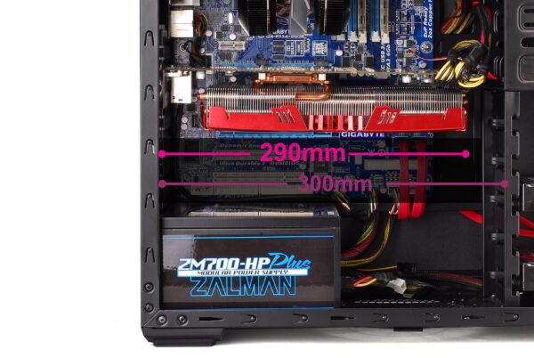 Zalman Z9 U3 ATX Mid Tower Computer Case (Black) - Image 8