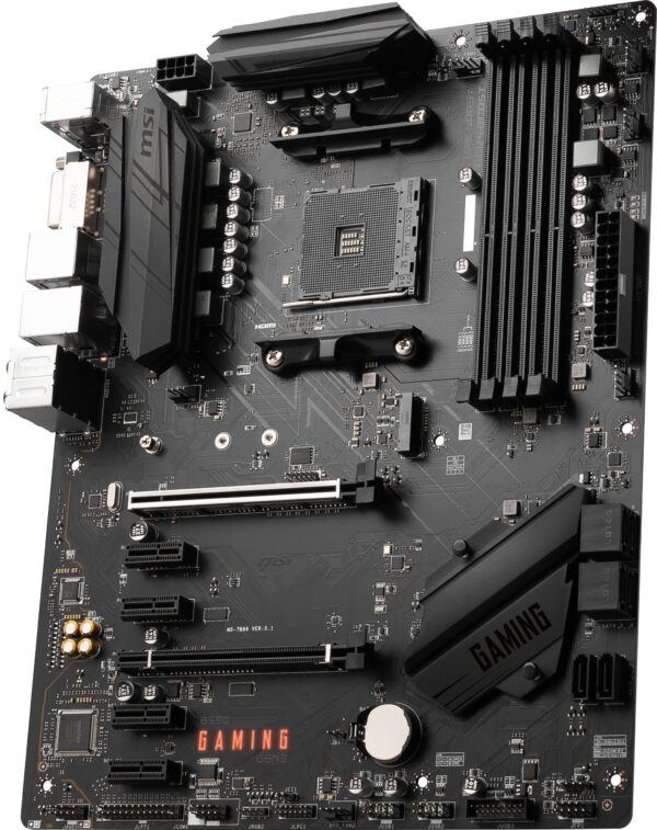 MSI B550 Gaming GEN3 Gaming Motherboard (AMD AM4, DDR4, PCIe 3.0, SATA 6Gb/s, M.2, USB 3.2 Gen 1, HDMI, ATX, AMD Ryzen 5000/4000 Series Processors) (Renewed) - Image 3