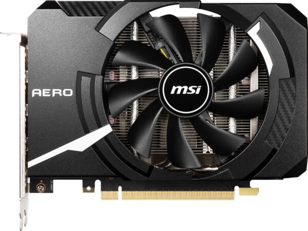 MSI Gaming GeForce RTX 3050 8GB GDDR6 128-Bit HDMI/DP PCIe 4 Single Fan Ampere OC ITX Graphics Card (RTX 3050 AERO ITX 8G OC) (Renewed) - Image 2