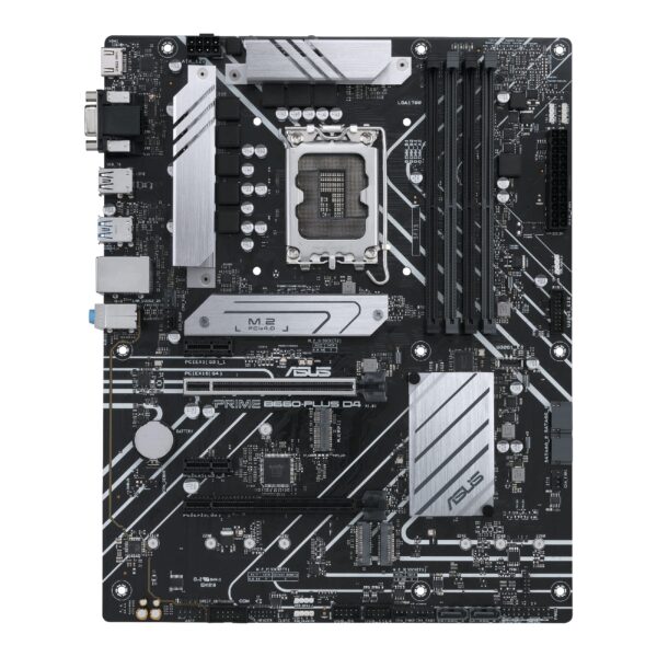 ASUS Prime B660-PLUS D4 LGA 1700(Intel 12th Gen) ATX Motherboard(PCIe 4.0, DDR4,3xM.2 Slots, 2.5Gb LAN, Rear USB 3.2 Gen 2x2 Type-C, Front USB 3.2 Gen 1 Type-C, Thunderbolt 4 Header Support) (Renewed) - Image 2