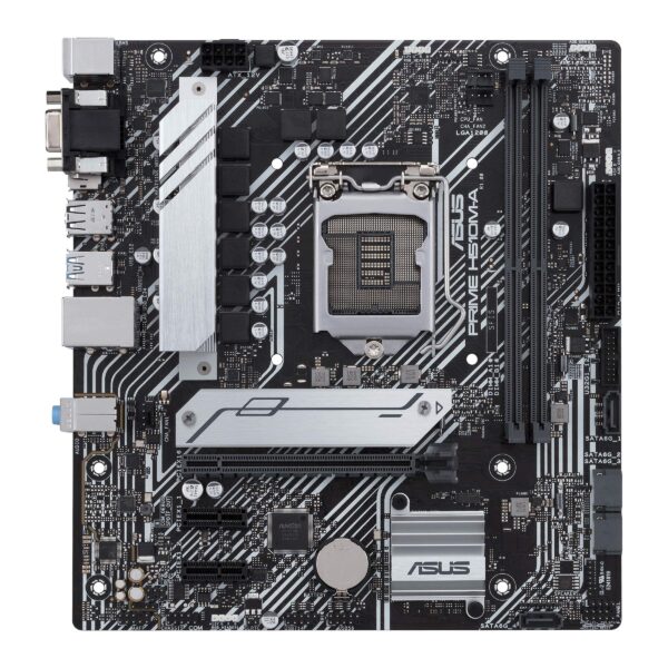ASUS Prime H510M-A/CSM LGA1200 (Intel 11th/10thGen) Micro-ATX Commercial Motherboard (PCIe 4.0, M.2 NVMe SSD,1G LAN, USB 3.2 Gen 1, DP/HDMI/D-Sub, SPI-TPM Header, ACCE) (Renewed) - Image 3