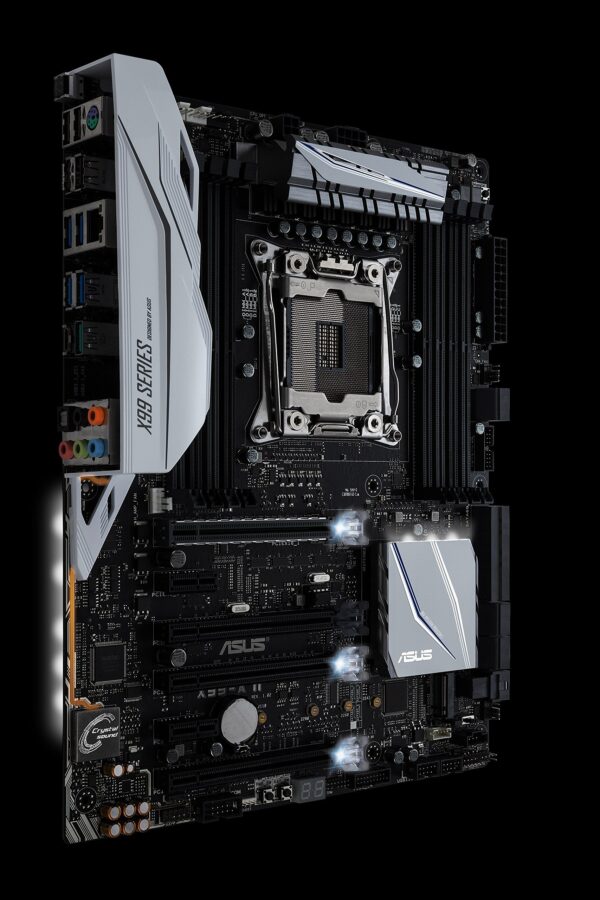 ASUS X99-E LGA2011-v3 5-Way Optimization SafeSlot Aura RGB ATX Motherboard (Certified Refurbished) - Image 4