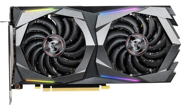 MSI Gaming GeForce GTX 1660 Ti 192-bit HDMI/DP 6GB GDRR6 HDCP Support DirectX 12 Dual Fan VR Ready OC Graphics Card (GTX 1660 TI Gaming X 6G) (Renewed) - Image 2