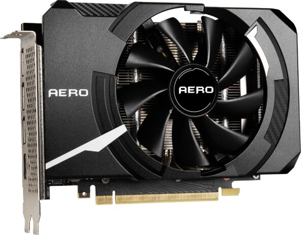 MSI Gaming GeForce RTX 3050 8GB GDDR6 128-Bit HDMI/DP PCIe 4 Single Fan Ampere OC ITX Graphics Card (RTX 3050 AERO ITX 8G OC) (Renewed) - Image 3