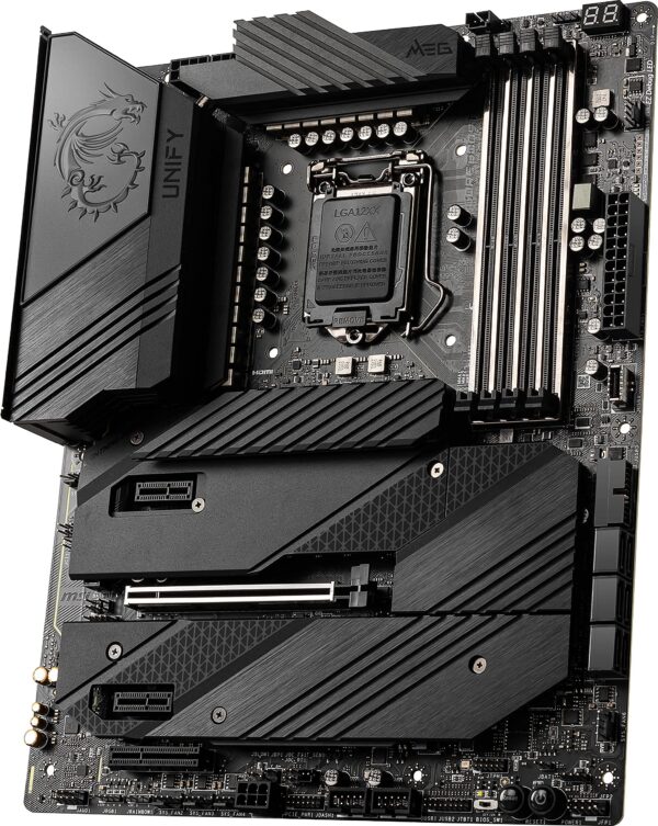 MSI MEG Z590 Unify Gaming Motherboard (ATX, 11th/10th Gen Intel Core, LGA 1200 Socket, DDR4, PCIe 4, SLI/CFX, M.2 Slots, Wi-Fi 6E) (Renewed) - Image 9