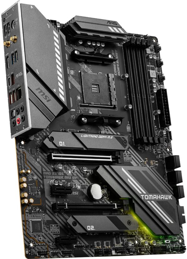 MSI MAG X570 Tomahawk WiFi Motherboard (AMD AM4, DDR4, PCIe 4.0, SATA 6Gb/s, M.2, USB 3.2 Gen 2, AC Wi-Fi 6, HDMI, ATX) (Renewed) - Image 5