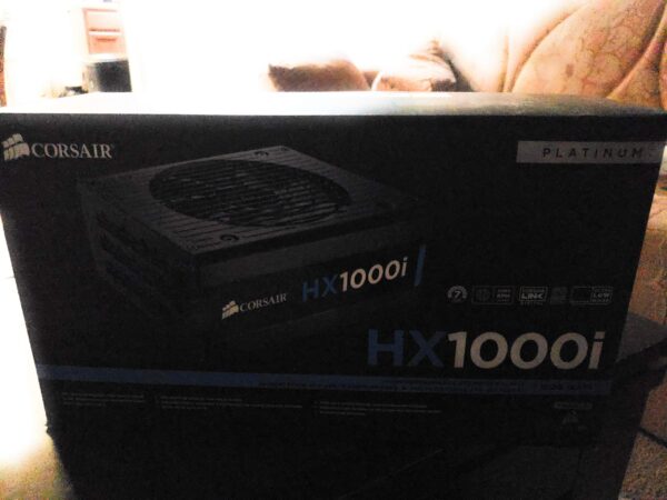 CORSAIR HXi Series, HX1000i, 1000 Watt, 80+ Platinum Certified, Fully Modular - Digital Power Supply