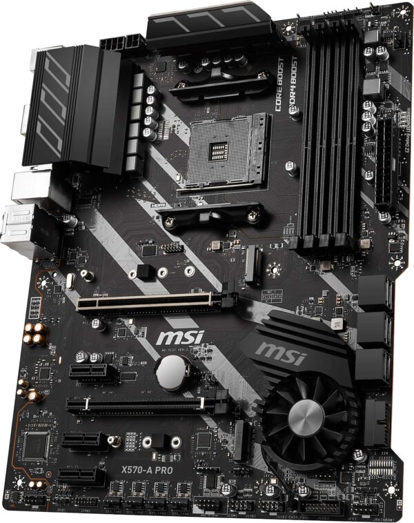MSI X570-A PRO ATX Motherboard [AMD X570 Chipset] MB4783 (Renewed) - Image 4