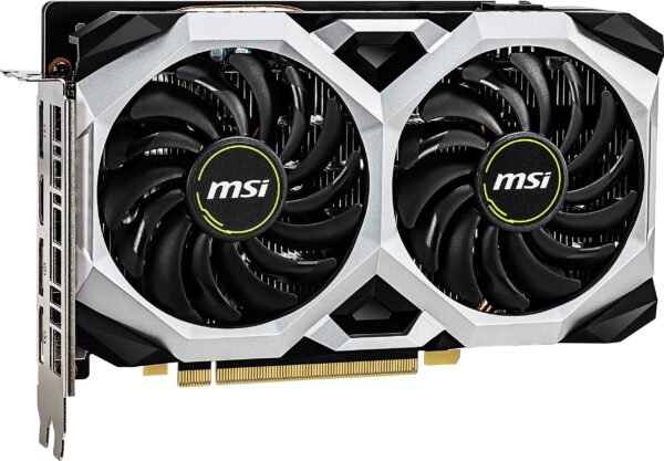 MSI GeForce GTX 1660 VENTUS XS 6G OC Gaming Graphics Card 192-Bit HDMI/DP 6GB GDRR5 HDCP Support DirectX 12 Dual Fan VR Ready OC, NVIDIA GPU Video Card for PC Gaming, Computer Graphics Cards (Renewed) - Image 3