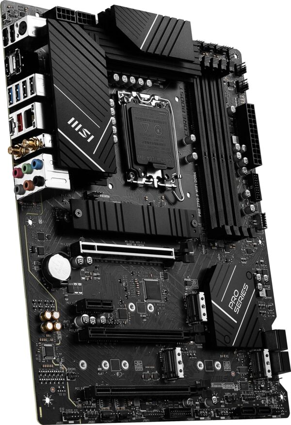 MSI PRO Z790-P WiFi DDR4 ProSeries Computer Gaming Motherboard (Supports 12th/13th Gen Intel Processors, LGA 1700, DDR4, PCIe 5.0, M.2, USB 3.2 Gen2, Wi-Fi 6E, ATX) Intel PC Motherboards (Renewed) - Image 3