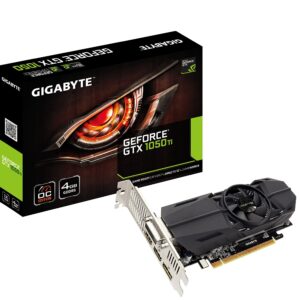 Gigabyte Geforce GTX 1050 Ti OC Low Profile 4GB GDDR5 128 Bit PCI-E Graphic Card (GV-N105TOC-4GL) (Renewed)