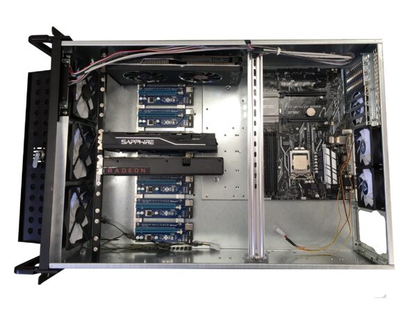 Mining 8 GPU Computer Server Case 4U (RSV-L4500, RSV-L4000, RSV-L4000C) - Image 3