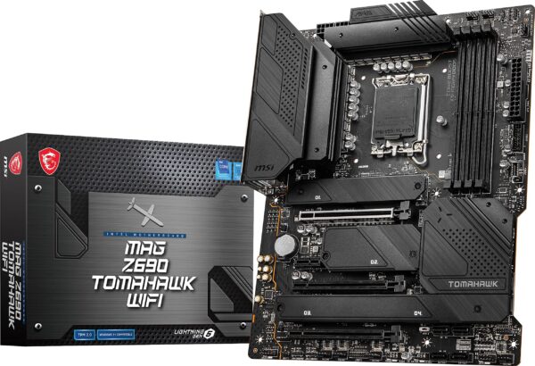 MSI MAG Z690 Tomahawk WiFi Gaming Computer Motherboard (ATX, 12th Gen Intel Core, LGA 1700 Socket, DDR5, PCIe 5, 2.5G LAN, M.2 Slots, Wi-Fi 6E) Intel PC Motherboards (Renewed)
