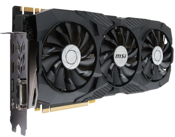 MSI Gaming GeForce GTX 1080 Ti 11GB GDRR5X DirectX 12 352-bit VR Ready Graphics Card (GTX 1080 TI Duke 11G OC) (Renewed) - Image 3