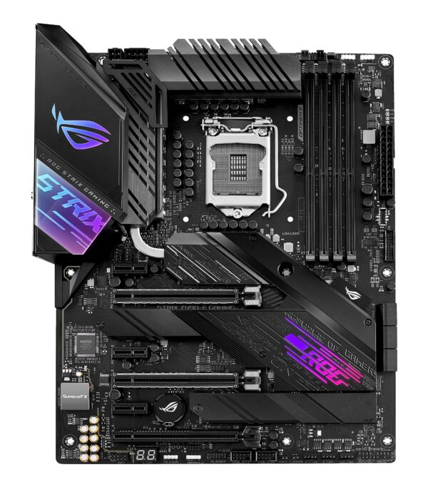 ASUS ROG Strix Z490-E Gaming Z490- WiFi 6, LGA 1200 (Intel 10th Gen) ATX Gaming Motherboard, 14+2 Power Stages, DDR4 4600, Intel 2.5 Gb Ethernet (Renewed) - Image 2