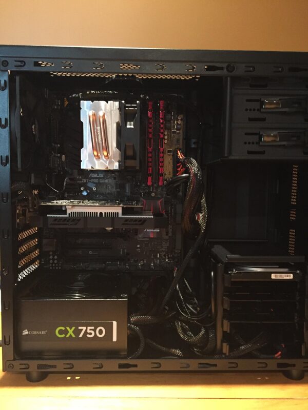 Corsair Obsidian Series Black 650D Mid Tower Computer Case (CC650DW-1) - Image 2