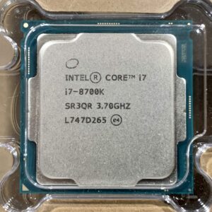 Intel Core I7-8700K I7 8700K 3.7 GHz Six-Core Twelve-Thread CPU Processor 12M 95W LGA 1151 (Renewed)