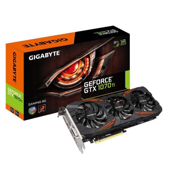 Gigabyte GeForce GTX 1070 Ti Gaming 8GB Video Graphics Card (GV-N107TGAMING-8GD) (Renewed)