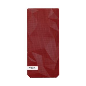 Fractal Design Front Panel Meshify C - Replacement Panel for Meshify C - Front Filter Included - Fits All Meshify C ATX Cases - Easy-to-Clean Front Filter – Easy to Install - Red